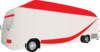 Silver And Red Rv Clip Art