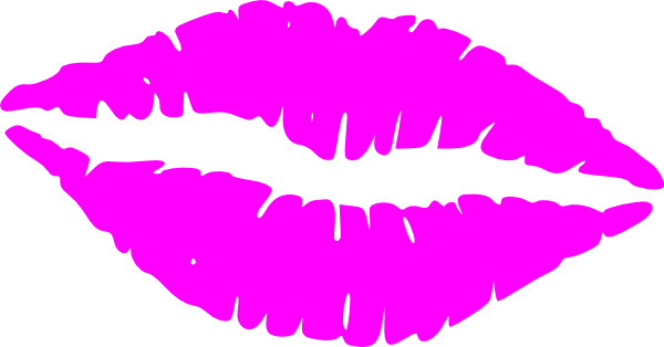 clip art pink lips - photo #12