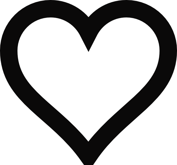 free heart silhouette clip art - photo #49