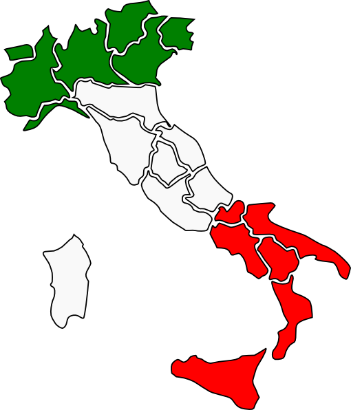 free clipart map of italy - photo #1