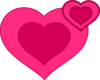 Pink Hearts Clip Art