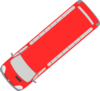 Red Bus - 220 Clip Art