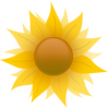 Yellow Sunflower Clip Art