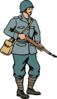 Italian Soldier  Clip Art