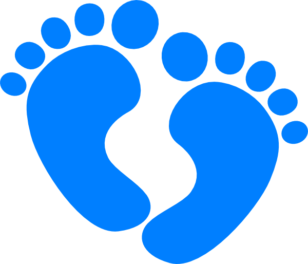 clipart baby boy feet - photo #8