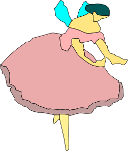 Fairy With Wings Ballerina Clip Art