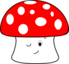Flirty Mushroom Clip Art