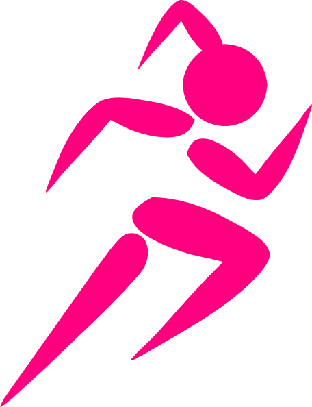 clipart girl jogging - photo #50