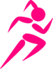 Girl Running Clip Art