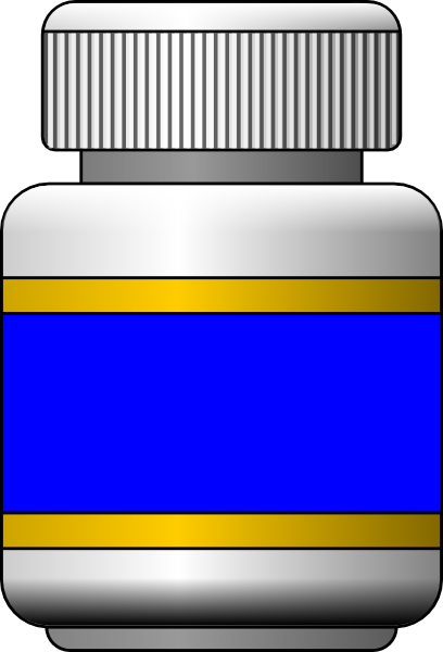 Pill Bottle Clip Art at Clker.com - vector clip art online, royalty