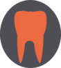 Orange Tooth Clip Art