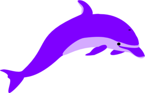 Image result for purple dolphin clipart free