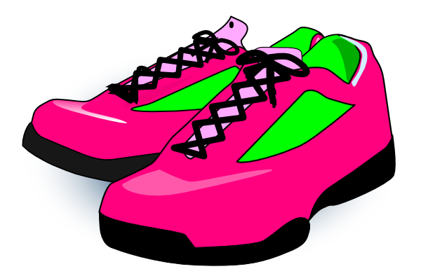 clipart running shoes - photo #20