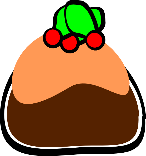 free clipart christmas pudding - photo #9