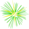 Large Green Fireworks Clip Art