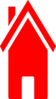 Red House Three Clip Art