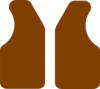 Brown Vest Clip Art