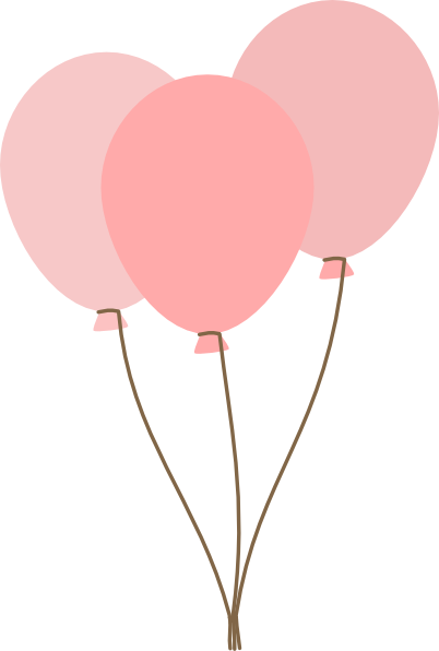 pink balloon clip art free - photo #2