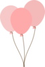 Pink Balloons Clip Art