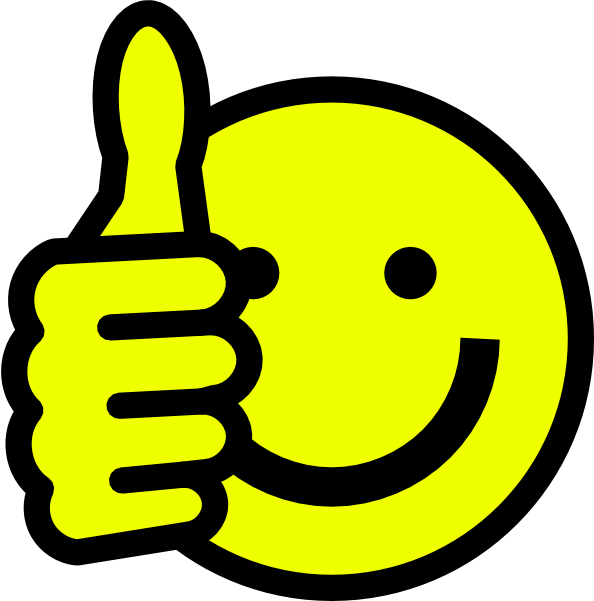 Thumbs Up Smiley Clip Art. Thumbs Up Smiley