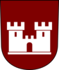 Castle Red Shield Clip Art