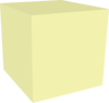 Primeiro Cube Clip Art
