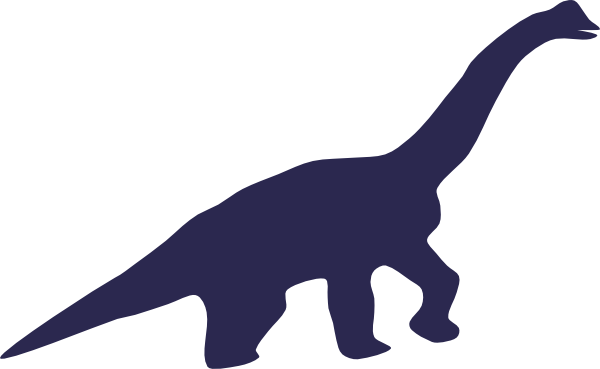 dinosaur clip art outline - photo #33