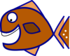 Brown Fish Clip Art