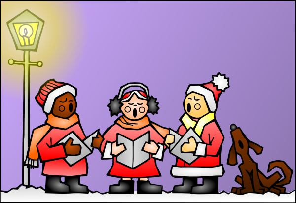 christmas choir clipart - photo #3