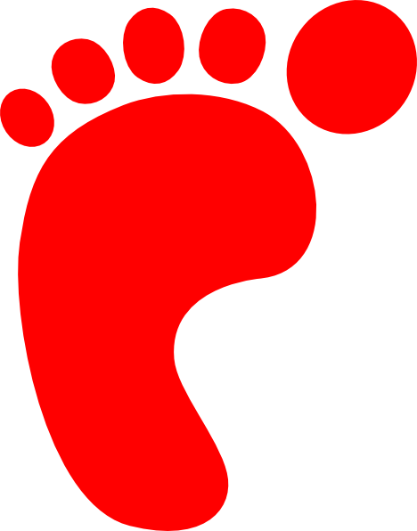 Foot Print Clip Art 104