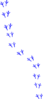 Bird Footprints Clip Art