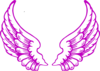 Purple Angel Wings Clip Art