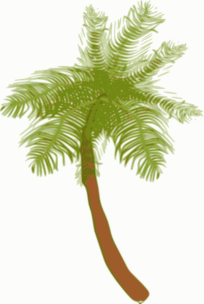 Small Palm Tree (edited) Clip Art at Clker.com - vector clip art online ...