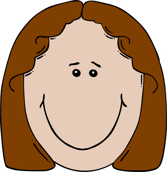 clipart little girl face - photo #15