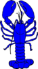 Blue Lobster Clip Art