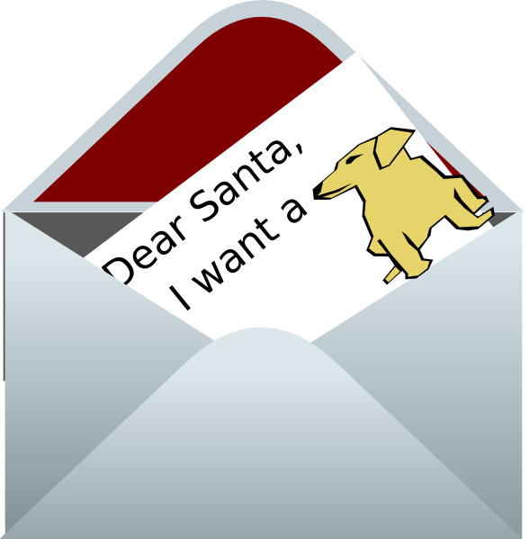 santa letter clipart - photo #1