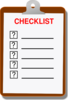 Checklist Form Clip Art