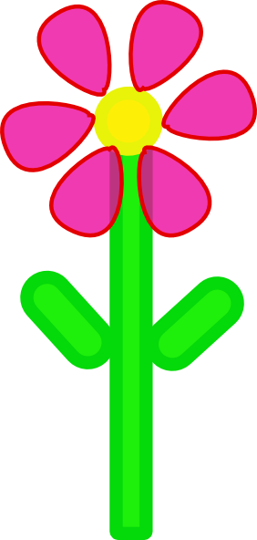 pink flower clip art free. Pink Flower