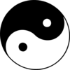 Big Ying Yang 45 Clip Art