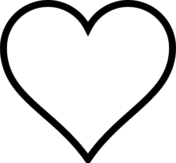 free clipart heart outline - photo #7