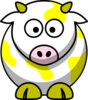 Yellow Cow Clip Art