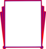 Purple Red Border Clip Art