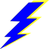Lightning Bolt Right Clip Art