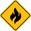 Fire Alert Sign Clip Art