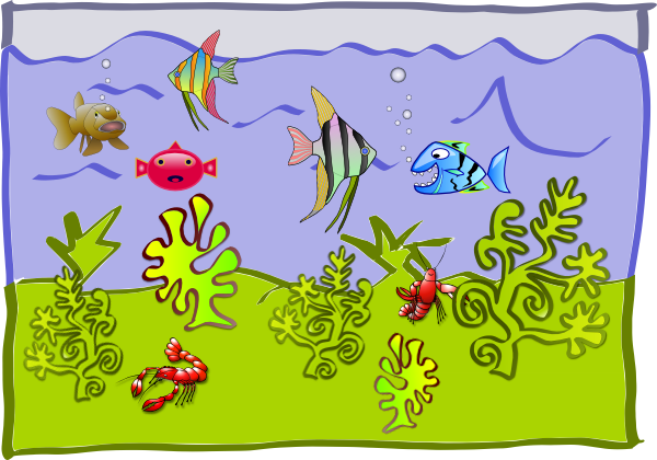 Underwater World - Aquarium Clip Art at Clker.com - vector clip art