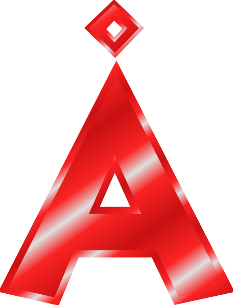Effect Letters Alphabet Red A Clip Art At Clker Com Vector Clip Art Online Royalty Free Public Domain