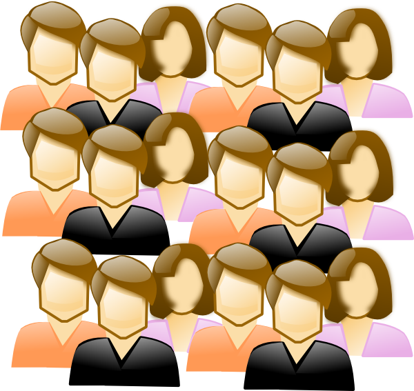 Crowd Of People Clip Art at Clker.com - vector clip art online, royalty