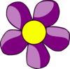 Purple Flower Clip Art