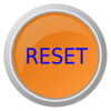 Orange Reset Button Clip Art