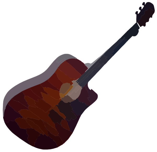 free clip art acoustic guitar - photo #48